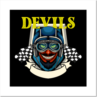 Devil Biker 1.2 Posters and Art